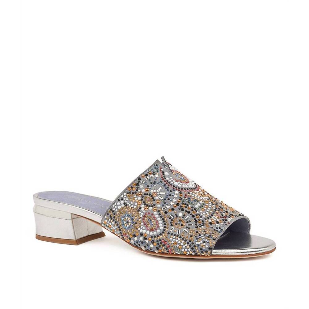 NEW DJANGO & JULIETTE women's tammy sandals in denim suede